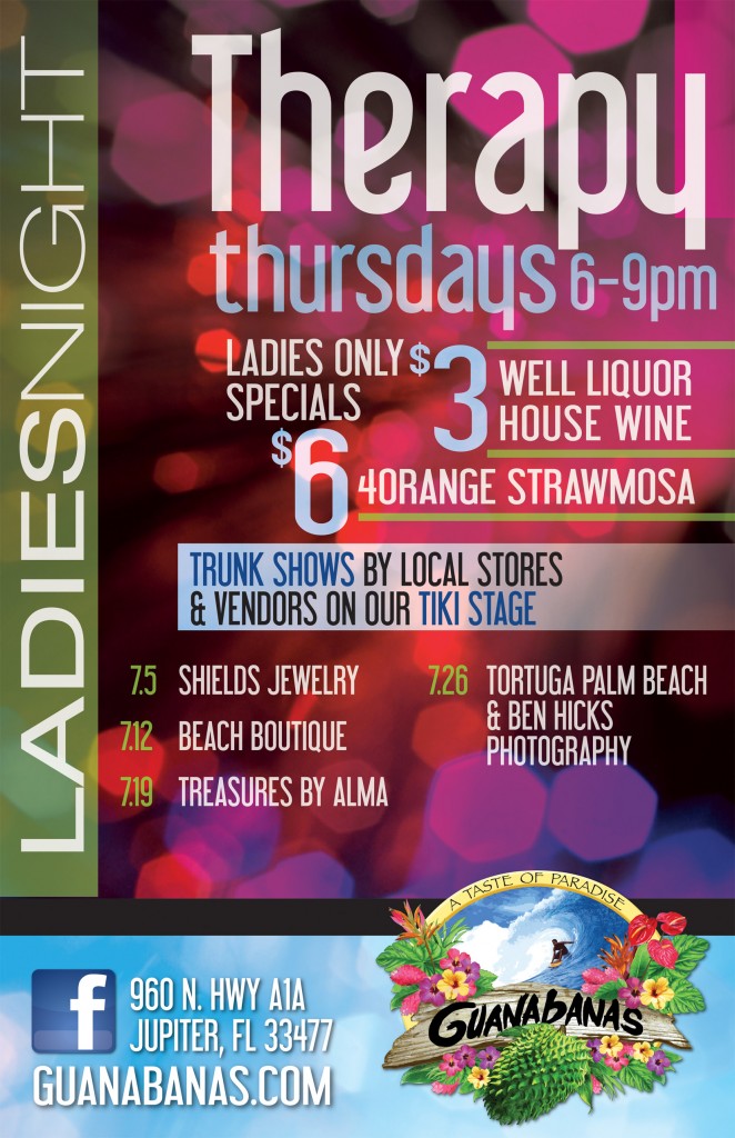 Guanabanas Ladies Night Poster-JULY12